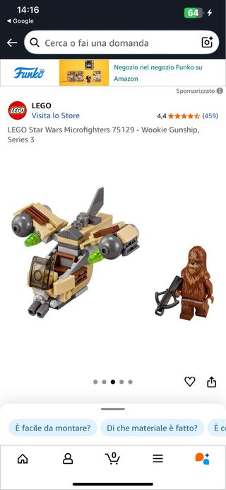 Lego Star Wars Wookiee Gunship 75129