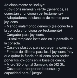 Nintendo Switch OLED Blanca 