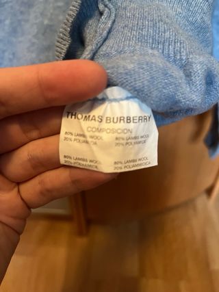 Jersey Thomas Burberry Azul Celeste
