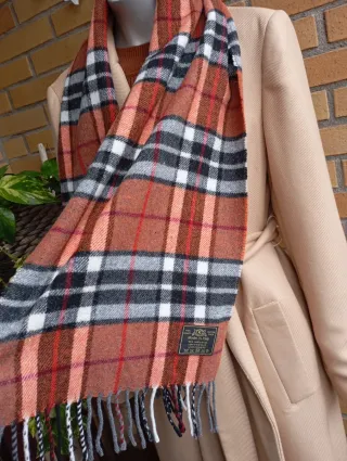 Bufanda de lana virgen multicolor