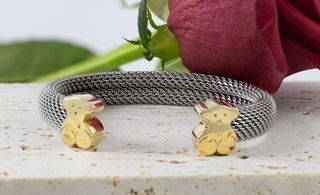 Pulsera Tous en oro 18k y acero Sweet Dolls
