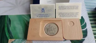 Moneda 5 ECU 1989 Plata FNMT Certificado