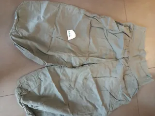 Pantalón pirata mujer talla XXL verde oliva