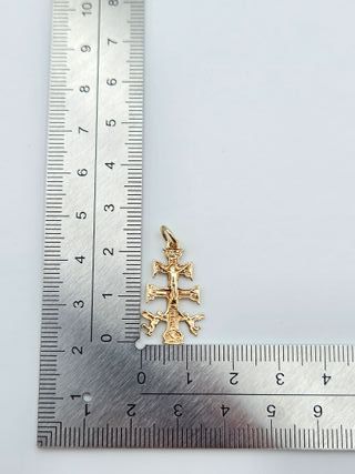 Colgante Oro 18K Cruz Caravaca 1.85gr 2.5cm