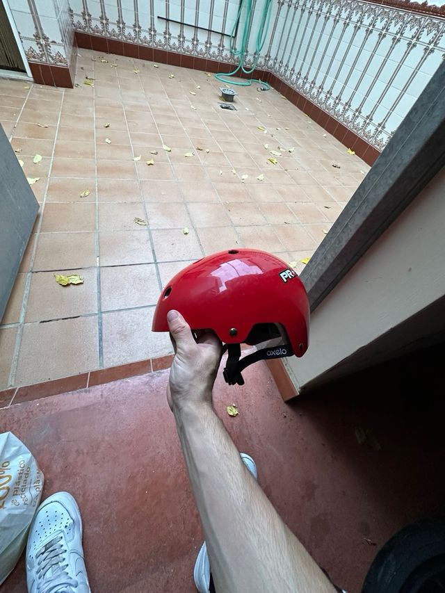 Casco Oxelo Rojo