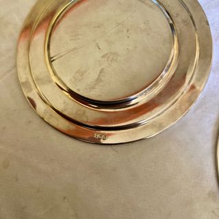 coppia Sottobicchieri Argento 800