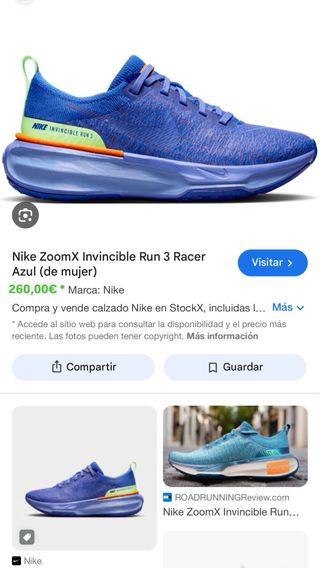 Nike ZoomX Invincible Run 3 Talla 40