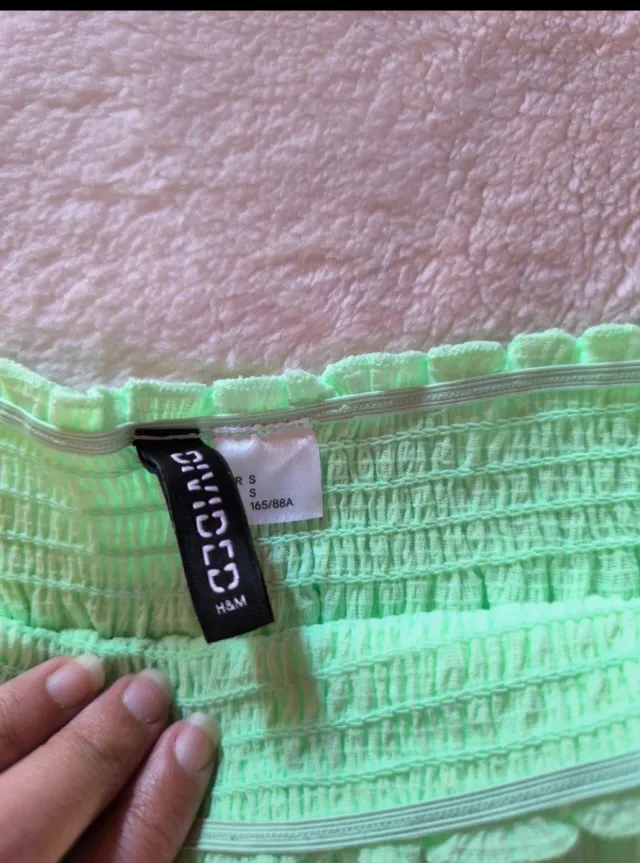 Blusa verde de mujer, talla única