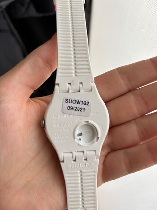 Reloj Swatch Blanco y Rosa