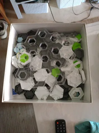 Juego de canicas hexagonal