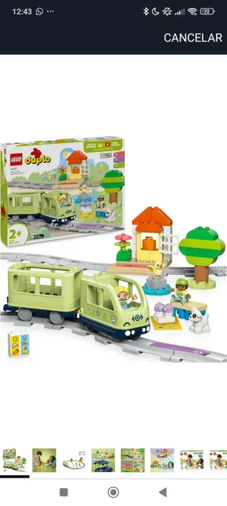 Treno interattivo LEGO Duplo 10427