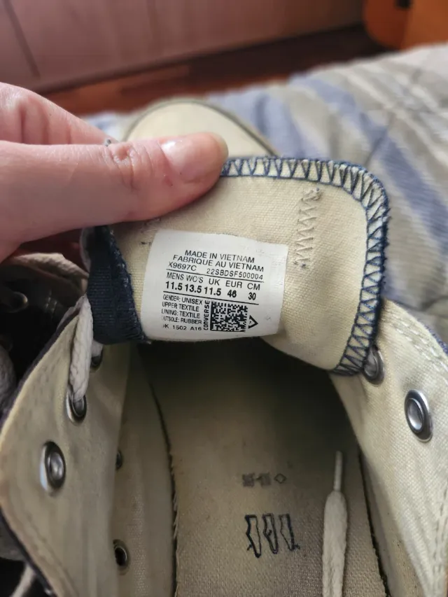 Scarpe Converse uomo jeans