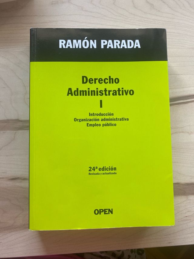 DERECHO ADMINISTRATIVO I 24 ª EDICION