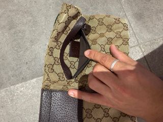 Riñonera Gucci Beige y Marrón