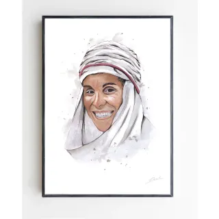 Retrato personalizado acuarela 