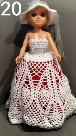 Muñeca Nancy Novia Crochet