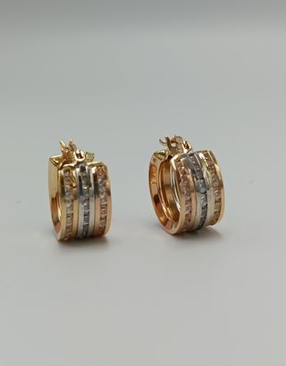 Pendientes de oro de 18kt.