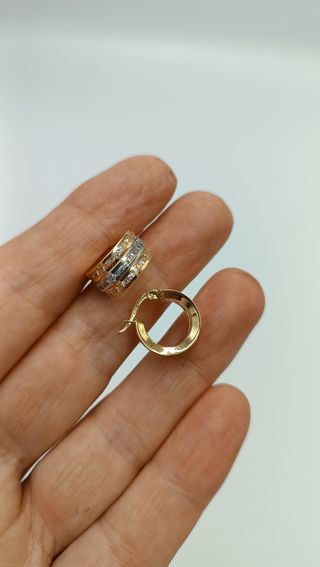 Pendientes de oro de 18kt.