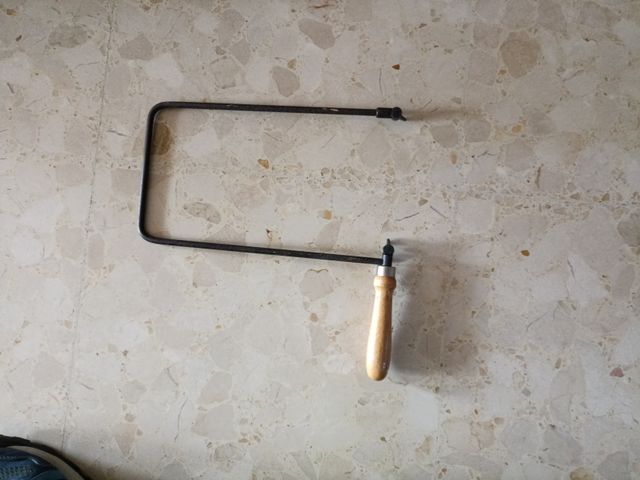 Arco de sierra marquetería