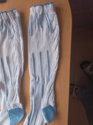 Calcetines Fallero Niño Azul y Blanco
