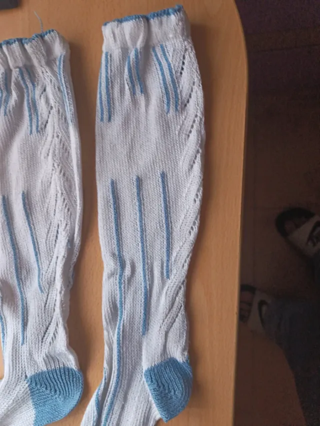 Calcetines Fallero Niño Azul y Blanco