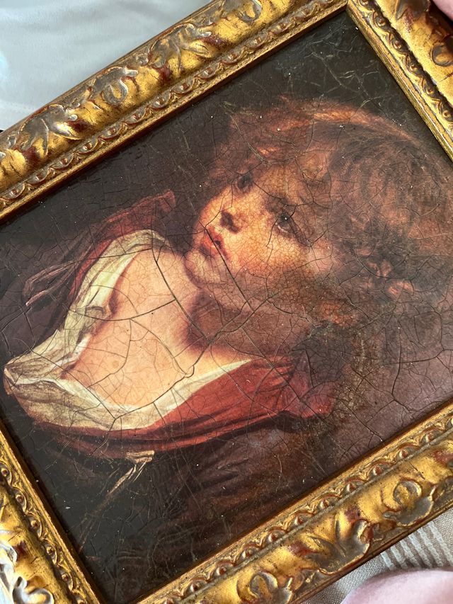 Cuadros “Niño rico y niño pobre” – hechos a mano,