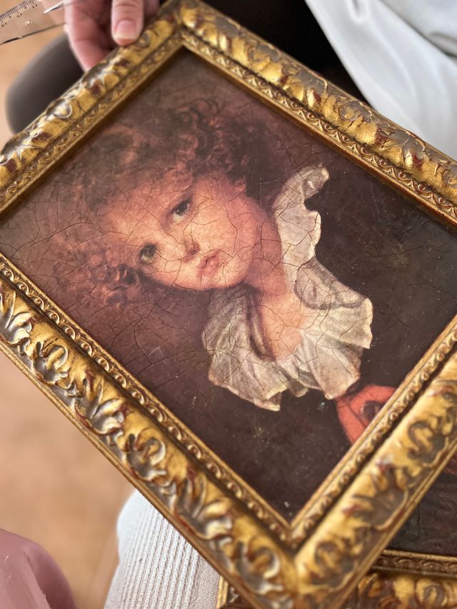 Cuadros “Niño rico y niño pobre” – hechos a mano,