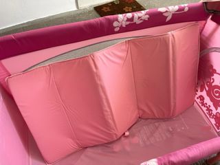 Cuna de viaje Brevi rosa