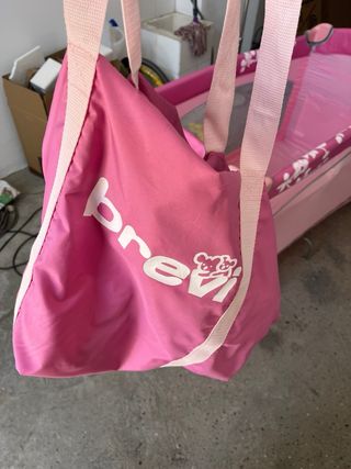 Cuna de viaje Brevi rosa