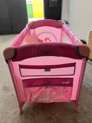 Cuna de viaje Brevi rosa