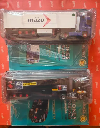 Pack 2 camiones Mercedes Actros y Pegaso Troner