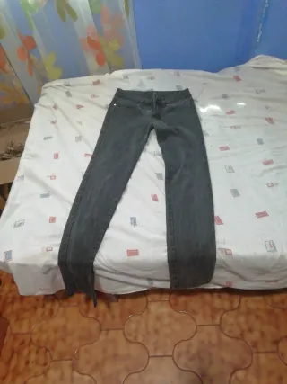 Pantalón vaquero recto Forloc gris mujer talla 36