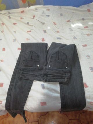 Pantalón vaquero recto Forloc gris mujer talla 36