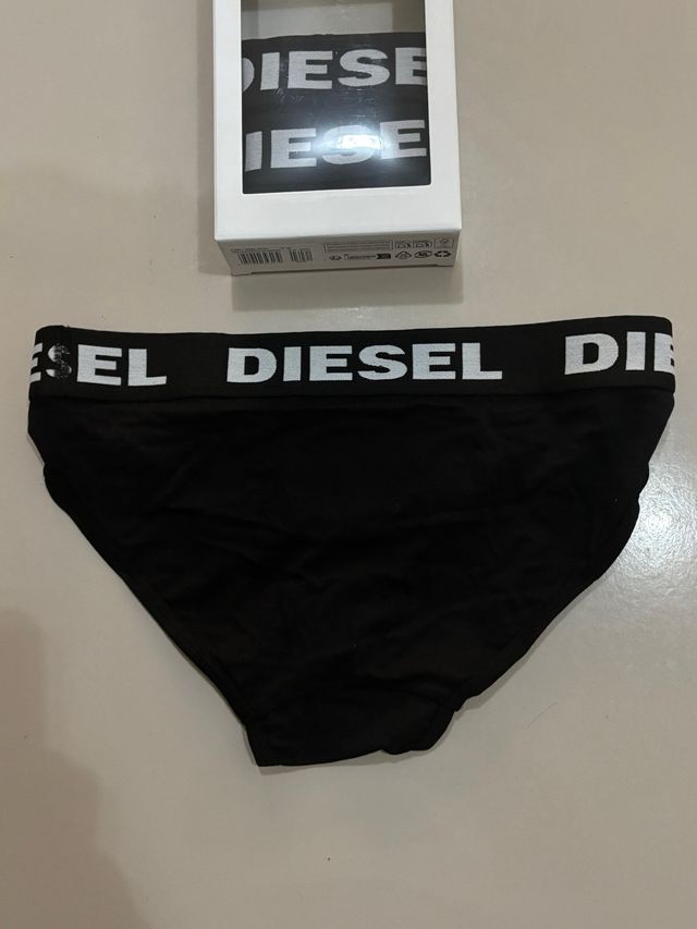Diésel Pack 3 slips negros talla M