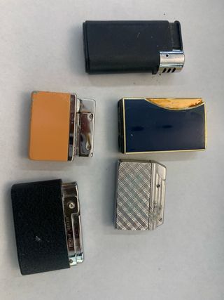 Set di 5 accendini vintage