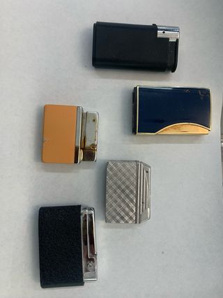 Set di 5 accendini vintage