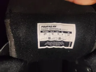 Patines Negros Talla 43 + Protectores