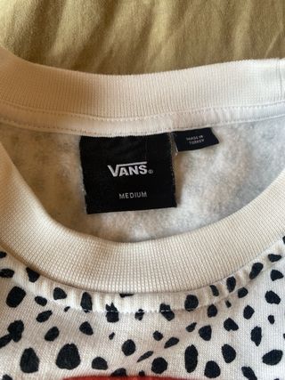 Sudadera Vans Estampado Talla M niña