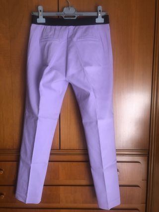 Pantalón mujer morado talla S