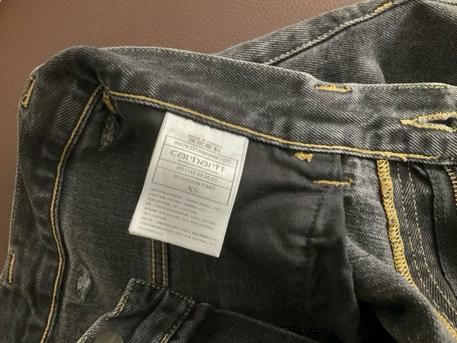 Pantalones Carhartt brandom negros