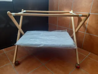 Mini cuna con colchón