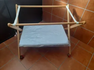 Mini cuna con colchón