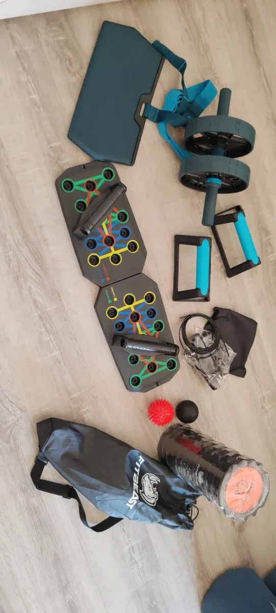 Set Artículos Gimnasio Rueda Abdominales