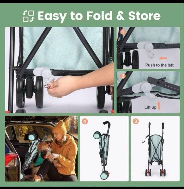 Cochecito para mascotas Wedyvko