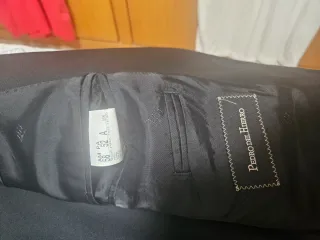 Traje Pedro del Hierro Negro Talla 52 pantalon