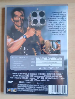DVD Comando Arnold Schwarzenegger