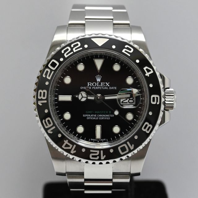 Rolex GMT-Master II Negro/Plata