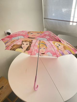 Paraguas Princesas Disney infantil. 