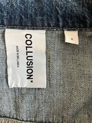 Chaqueta vaquera oversize y cropped COLLUSION