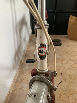Bicicleta Antigua GAC Roja para Niños/as